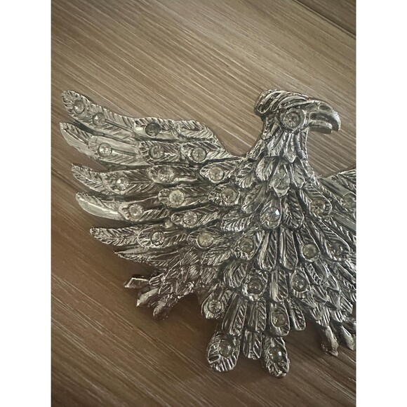 Vintage Eagle with Rhinestones Belt Buckle main image 5